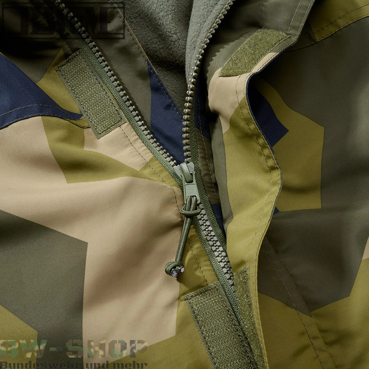 Brandit Teddyfleece Troyer Brandit Teddyfleece Troyer -Bundeswehr Und Mehr BWuMWindbreakerZipdetail1 wz min 4882 BWuM Windbreaker mit Zipper