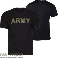 Mil-Tec Brandit US Hemd Ranger Langarm -Bundeswehr Und Mehr armytshirtschwarz wz min 5244 US T Shirt Army bedruckt