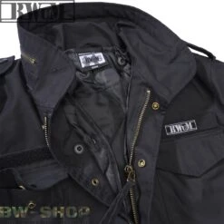 Brandit Tactical Performance Outdoor Jacke -Bundeswehr Und Mehr bwumm65jackeschwarzdetail1 wz min 5715 BWuM Feldjacke M65 Patch und Flaggen