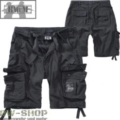 Brandit Hose Ray Vintage Slim Fit -Bundeswehr Und Mehr bwumshortsanthrazit wz min 5183 BWuM M65 Pure Shorts