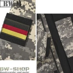 Brandit Windbreaker Sommer *2. Wahl* -Bundeswehr Und Mehr bwumtacticalwindbreakerdetailatdigital1 wz min 5324 BWuM Tactical Windbreaker Zipper Fleece Patch und Flaggen