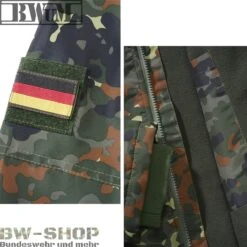 Brandit Windbreaker Sommer *2. Wahl* -Bundeswehr Und Mehr bwumtacticalwindbreakerdetailflecktarn1 wz min 5324 BWuM Tactical Windbreaker mit Zipper