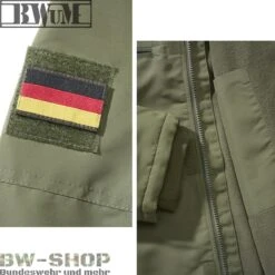 Brandit Windbreaker Sommer *2. Wahl* -Bundeswehr Und Mehr bwumtacticalwindbreakerdetailoliv1 wz min 5324 BWuM Tactical Windbreaker mit Zipper
