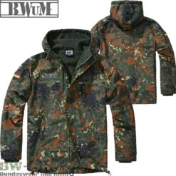 Brandit Windbreaker Sommer *2. Wahl* -Bundeswehr Und Mehr bwumtacticalwindbreakerflecktarn wz min 5324 BWuM Tactical Windbreaker mit Zipper
