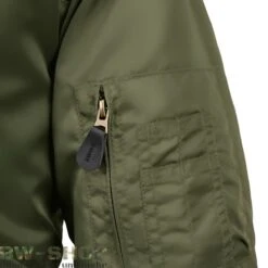 Brandit Original Bundeswehr Parka Oliv Mit Plüschfutter -Bundeswehr Und Mehr cwujackeansicht2 wz min 5690 Brandit US CWU Fliegerjacke