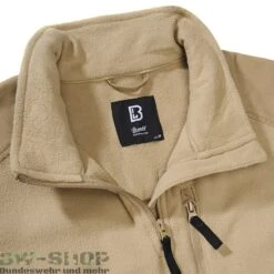 Brandit Original Britische Armee Feldjacke DPM-Tarn (Field Jack... -Bundeswehr Und Mehr fleecetroyerripstopdetail2 wz min 5711 Brandit Fleece Troyer Ripstop