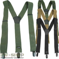 Mil-Tec Original Bundeswehr Gürtel & Koppel Leder Marine