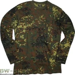 Mil-Tec Brandit Check Shirt Herren Langarm -Bundeswehr Und Mehr langarmshirtcoflecktarn wz min 5216 Militaer Langarmshirt Pullover
