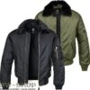 Brandit US Feldjacke M65 Standard Damen -Bundeswehr Und Mehr ma2jacke1 wz min 5692 Brandit US Fliegerjacke MA2 mit Fellkragen