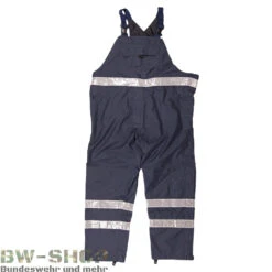 Brandit Security Bekleidung Mit Aufschrift -Bundeswehr Und Mehr naesseschutzblaubrueckenhose1000 4533 bw 4533 Original Bundeswehr Gore Tex Naesseschutz Brueckenpersonal Reflexstreifen Jacke Hose Blau