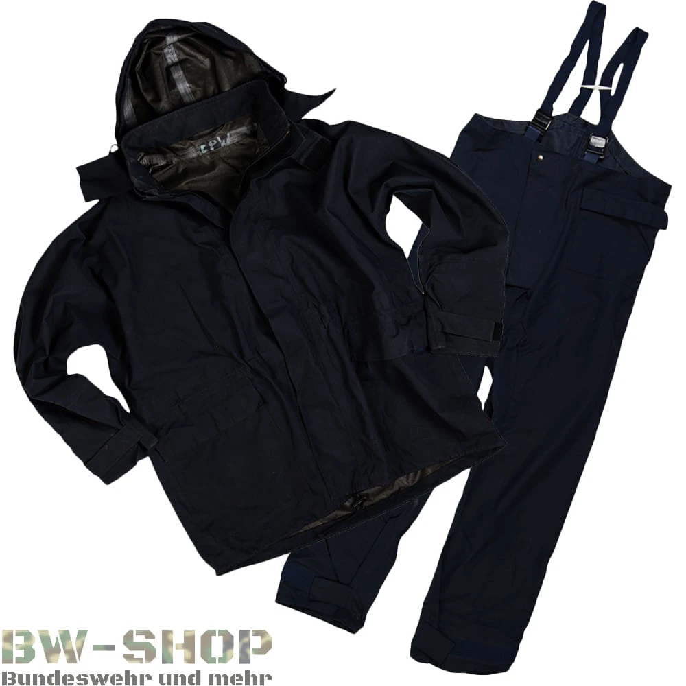 Schnittschutzhose Forsthose Schutzhose EN 381 Schnittschutzhose Forsthose Schutzhose EN 381 -Bundeswehr Und Mehr naesseschutzblaudunkel1000 4531 bw 4531 Original Bundeswehr Gore Tex Naesseschutz Anzug Jacke Hose Dunkelblau Trilam Bw