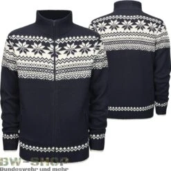 Brandit Original Bundeswehr Unterhemd Winter Mit Plüschfutter -Bundeswehr Und Mehr norwegercardiganjackeblau wz min 5272 Brandit Norweger Cardigan Jacke