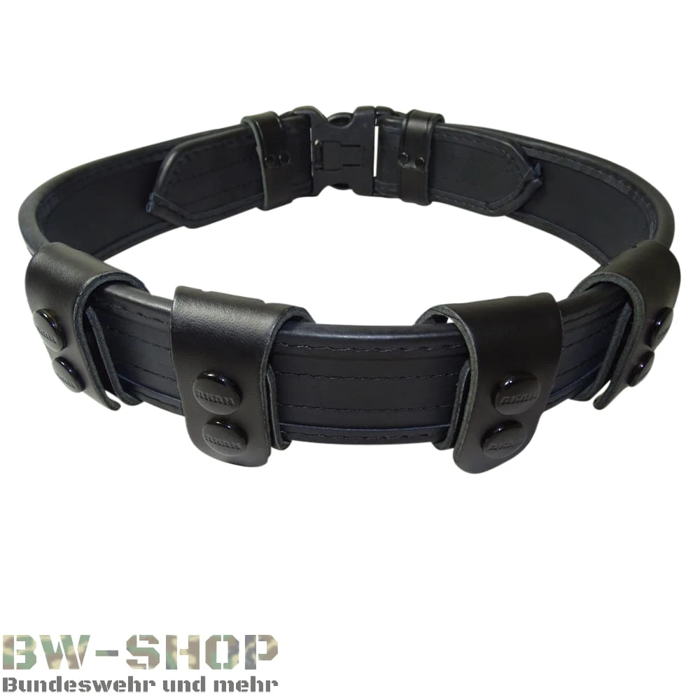 Original Bundeswehr Feldjäger Koppel Weiß Original Bundeswehr Feldjäger Koppel Weiß -Bundeswehr Und Mehr polizeiguertel1000 4548 bw 4548 Original Polizei Einsatzguertel Leder schwarz Security Lederguertel