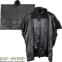 Original Bundeswehr Gore-Tex Nässeschutz Flecktarn -Bundeswehr Und Mehr ponchovinylschwarz wz min 5243 Militaer Poncho Vinyl