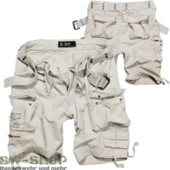 Brandit Windbreaker Sommer *2. Wahl* -Bundeswehr Und Mehr shortssavageweiss wz min 5150 Brandit Shorts Savage mit Guertel