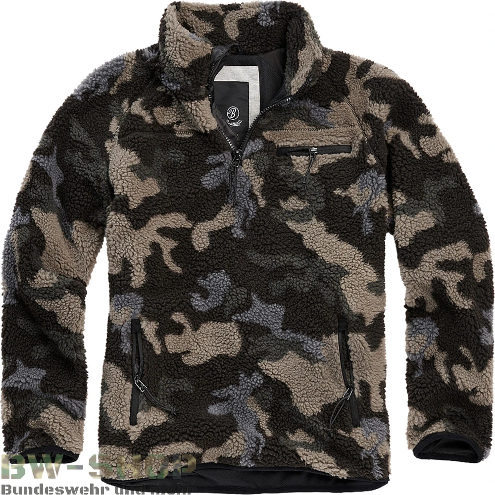 Brandit Windbreaker mit Fleecefutter Brandit Windbreaker Mit Fleecefutter -Bundeswehr Und Mehr teddyfleecetroyerdarkcamo 4890 Brandit Teddyfleece Troyer Winter Pullover mit Fleece Futter bw 4890 Brandit Teddyfleece Troyer Winter Pullover mit Fleece Futter