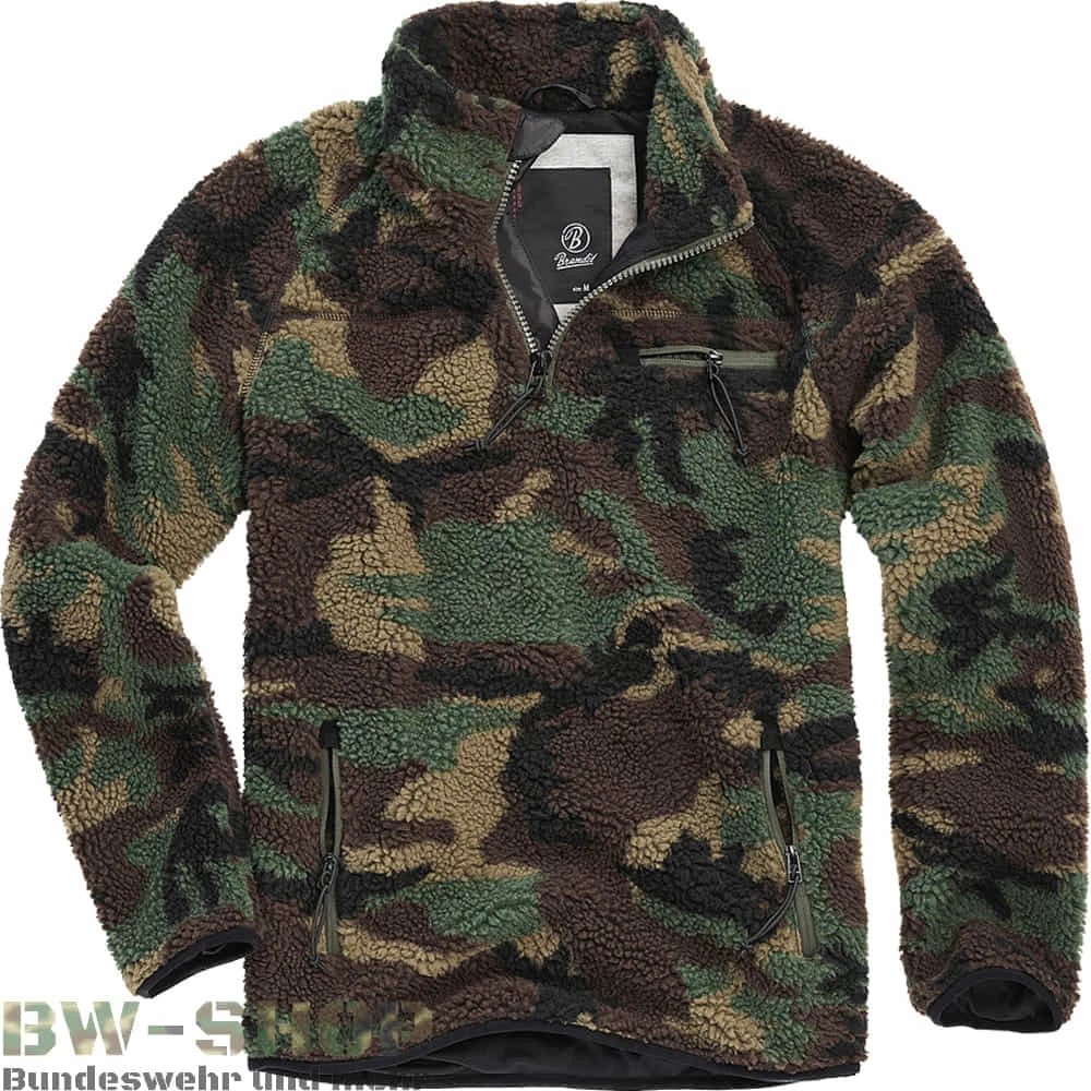 Brandit Windbreaker mit Fleecefutter Brandit Windbreaker Mit Fleecefutter -Bundeswehr Und Mehr teddyfleecetroyerwoodland 4890 Brandit Teddyfleece Troyer Winter Pullover mit Fleece Futter bw 4890 Brandit Teddyfleece Troyer Winter Pullover mit Fleece Futter