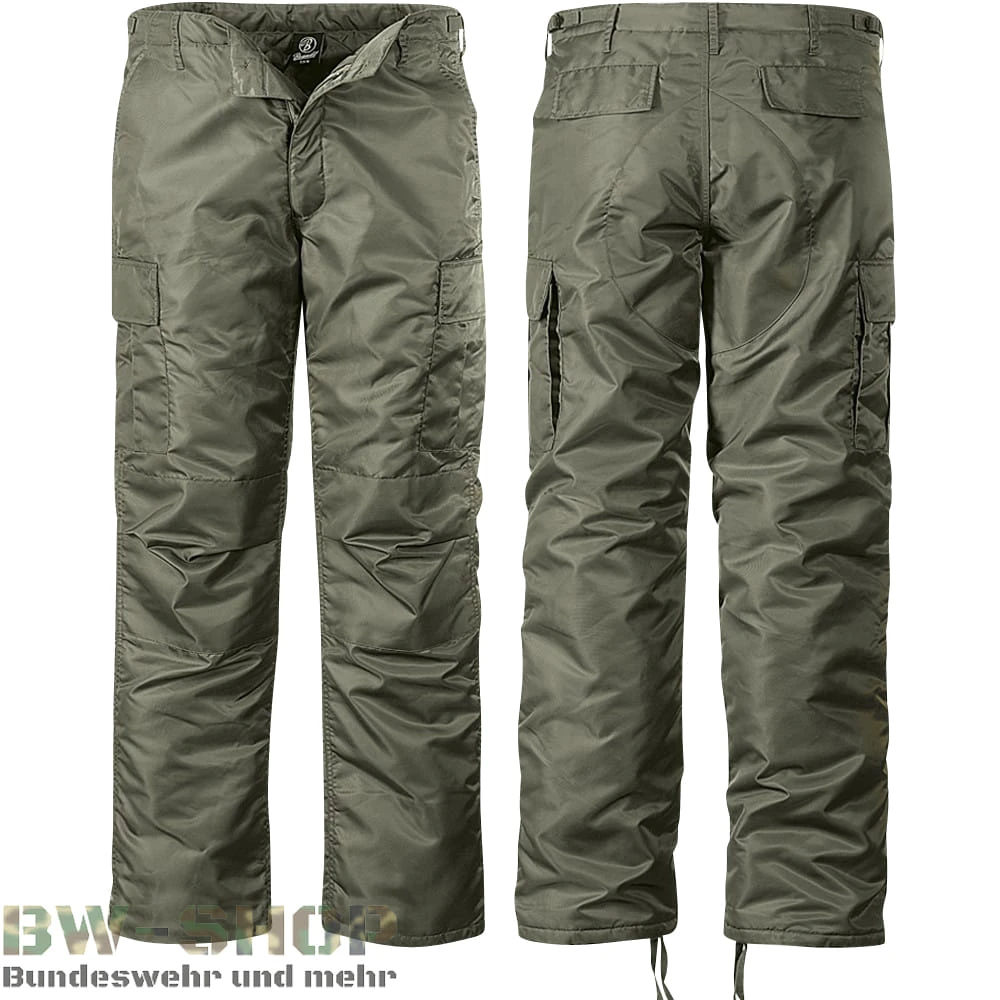 Bundeswehr Thermo Unterwäsche Brandit Bundeswehr Thermo Unterwäsche -Bundeswehr Und Mehr thermohoseoliv 4294 bw 4294 US Thermohose MA1 gefuettert schwarz und oliv Neu Winterhose