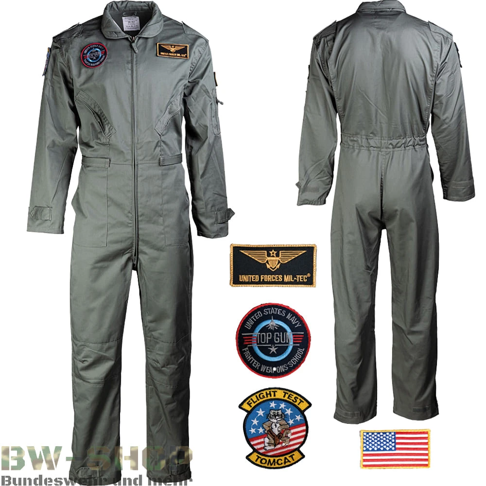 Original Bundeswehr Panzerkombi Flecktarn mit Futter Mil-Tec Original Bundeswehr Panzerkombi Flecktarn Mit Futter -Bundeswehr Und Mehr uspilotenkombimabzeichenoliv 5005 Bundeswehr Fliegerkombi Neu Bw Pilotenkombi Overall Kombi bw 5005 US Army Fliegerkombi mit Abzeichen Armee Pilotenkombi Overall Kombi