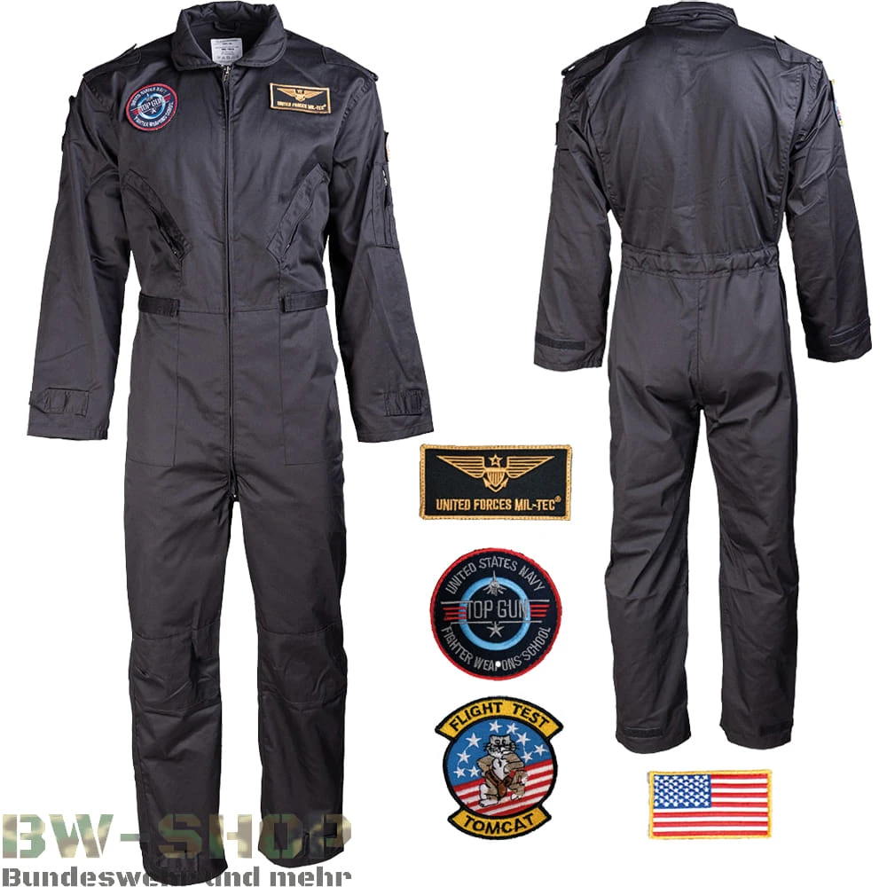 Original Bundeswehr Panzerkombi Flecktarn mit Futter Mil-Tec Original Bundeswehr Panzerkombi Flecktarn Mit Futter -Bundeswehr Und Mehr uspilotenkombimabzeichenschwarz 5005 Bundeswehr Fliegerkombi Neu Bw Pilotenkombi Overall Kombi bw 5005 US Army Fliegerkombi mit Abzeichen Armee Pilotenkombi Overall Kombi